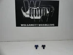97-06 Jeep Wrangler Tj Hood Hinge Mount Brackets Base PB3 Intense Blue Used. Price: $35.10.