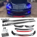 Carbon Style Front Bumper Lip Spoiler Splitter Side Skirt For Chrysler Ptcruiser New. Price: $162.44.