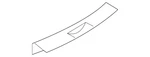 Genuine Nissan Lift-gate Trim Scuff Plate 84992-JM00A New. Price: $159.56.