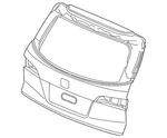 Genuine Honda Tailgate (dot) 68100-TG7-A60ZZ New. Price: $1627.93.