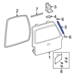 Ford Expedition 2003-2017 7L1Z78406A11B Left Liftgate Support New. Price: $64.26.