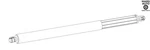 Oem Tesla Model X Lift Gate Shock Strut Right 1129698-00-A New. Price: $55.00.