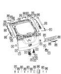 Genuine Mopar Rubber Bumper 5109694AA New. Price: $12.38.