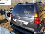 Rear 03-09 Lexus GX470 Liftgate Tailgate Trunk Without Camera Blue Used. Price: $684.62.