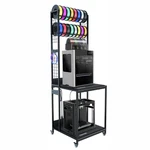 3D Printer Stand Heavy Duty PRT22 Power Hub Locking Wheels Storage High Density New. Price: $259.99.