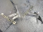 2004 Nissan Maxima Front Right Passenger Hood Hinge Bracket 84400-7Y000 Used. Price: $44.44.