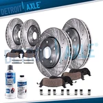 Front Rear Drilled Rotors Brake Pads For 2003-2011 Crown Victoria Grand Marquis New. Price: $196.29.