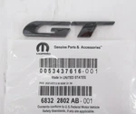 Genuine Oem Mopar Dodge 68322802AB "gt" Rear Emblem Badge 2017-2021 Durango New. Price: $100.51.