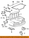 Gm Oem 86-13 Camaro Lid Components-trunk Bumper 10103036 New. Price: $23.92.