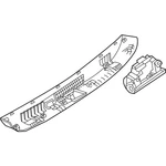 Genuine Mercedes-benz Oe Trim, Pull Handle 254-740-33-00-9051 New. Price: $82.55.
