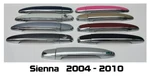Custom Black Chrome Door Handle Overlays 2004-2010 Toyota Sienna You Pick Clr New. Price: $55.00.