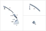 Genuine Mercedes-benz Rear Lamp Combination 214-906-56-02 New. Price: $369.60.