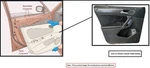 Left Blk Front Door Trim Panel Oem 2017 Minicoope Used. Price: $125.00.