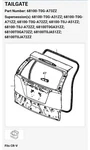 Genuine Honda Tail Gate Comp (dot) 68100-T0G-A73ZZ Cr-v New. Price: $935.00.