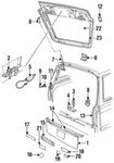 Genuine Mopar 1991-1995 Dodge Grand Caravan Rear Lifgate Glass Prop G0004837AB New. Price: $32.39.