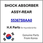55367S8AA0 Hyundai Shock Absorber Assy-rear New Genuine Oem Part. Price: $364.99.