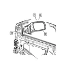 Genuine Mopar Outside Rear-view Mirror Right 1UD781VGAA New. Price: $34.27.