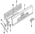 Genuine Mazda Hinge UB41-65-670 New. Price: $30.03.