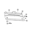 Genuine Mopar Lift-gate Pull Cup 6UV40TX7AB New. Price: $14.92.