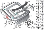 New Bmw 4 Gran Coupe F36 Rear Window Left Seal 51767361873. Price: $49.08.
