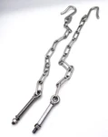 Pair Stainless Steel Tailgate Chains For 1941-1953 Chevy Pickup Truck (stepside) New. Price: $75.99.