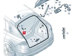 New Audi Q8 4MN Rear Lid Side Drive Bracket 4M8827604 Original. Price: $25.86.