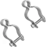 2 Pack 1-5/8INCH Chain Link Fence Frame Gate Post Hinge/galvanized Steel Zinc Pl New. Price: $22.00.