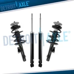 Awd Front Struts W/coil Spring Assembly Rear Shocks Kit For 2004 - 2010 Bmw X3 New. Price: $237.12.