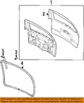 Gm Oem Lift Gate-weatherstrip Seal 10309316 New. Price: $13.85.
