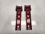 2012 Jeep Wrangle Rear Tailgate Hinges *pair* - Red Used. Price: $75.64.