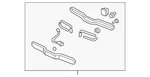 Genuine Honda Lift-gate Latch Handle 74810-SZA-A02ZG New. Price: $202.62.