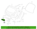 Honda 84439-TZ5-A00ZB Black Pull Pocket 14-20 Acura Mdx New Genuine. Price: $13.97.