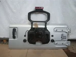18-2024 Jeep Wrangler Rear Back Door / Tailgate Silver Spare Tire Carrier Used. Price: $650.00.