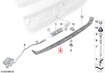 Genuine Bmw X6 F96 G06 30DX 30IX Tailgate Handle With Light 51135A44617 New. Price: $180.02.