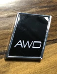 Volvo Awd Hard Chrome Badge Slash Emblem 31391835 - All Wheel Drive New. Price: $19.00.