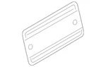 Genuine New Audi License Bracket Rear 4M0827113D9B9. Price: $64.02.