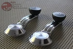 Manual Window Crank Door Requlator Handles Pair Black Knobs Chevy Gm Car Truck New. Price: $20.70.