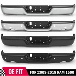 Chrome / Black Rear Bumper Assembly Fit 2009-2018 Dodge Ram 1500 10-12 2500 3500 New. Price: $305.99.