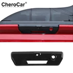 Black Rear Tailgate Door Handle Decor Cover Bezels Trim Ford F-150 2021-2023 New. Price: $25.99.