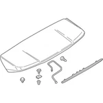Genuine Ford Spoiler FT4Z-5844210-AD New. Price: $614.98.