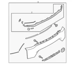 Genuine Mazda Lift-gate Finish Panel TK51-50-850D-PR New. Price: $751.05.