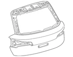 Genuine Audi Lift-gate 80F-827-025-STL New. Price: $3778.97.