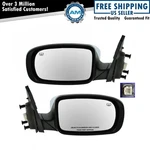 Mirrors Power Heated Chrome & Black Pair Set Of For 11-14 Chrysler 200 Sedan New. Price: $121.46.