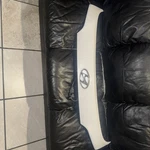 13-18 Hyundai Santa Fe Sport Rear Trunk Liftgate Cover Molding W/camera White Used. Price: $344.02.
