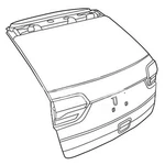 For Fiat 500 2012-2018 Mopar 68070542AE Rear Liftgate New. Price: $704.00.