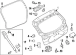Genuine Subaru Lift Gate 60809FN10A9P New. Price: $604.57.