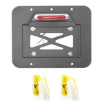 Tailgate Vent Mount License Plate Steel Frame W/leds For Jeep Wrangler 1987-2006 New. Price: $48.89.