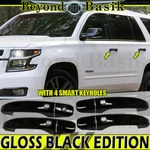 2015-2020 Chevy Tahoe Suburban Yukon Gloss Black Door Handle Covers W/4 Smart Kh New. Price: $22.06.
