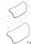 Genuine Jaguar Xe Trunk Lid Seal T4N29985 / T4N37481 New. Price: $128.74.