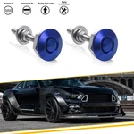 Blue Front Bumper Sporty Anodized Alloy Hood Bonnet Lid Ford Mustang Fusion New. Price: $13.79.